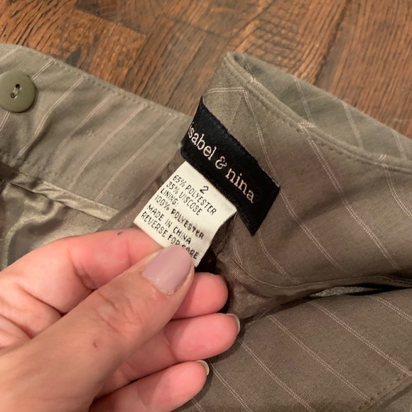 Women’s Brown Pin-Stripped Suit - Size 2 - Picture 3 of 7